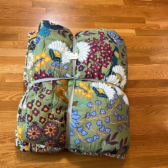 Anthropologie Averill Organic Cotton Quilt Size Cal King NWT - Picture 8 of 14